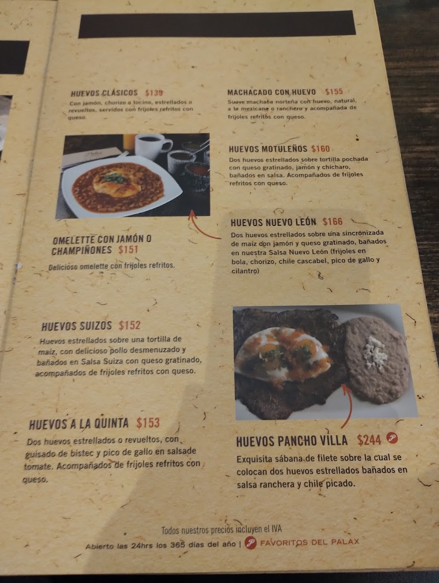 Palax Restaurante Menu - Image 4