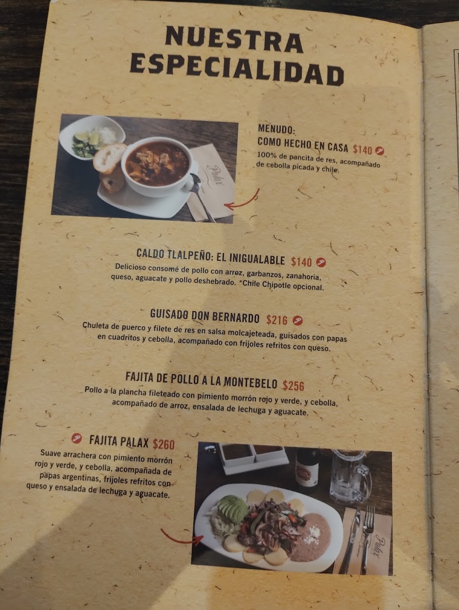 Palax Restaurante Menu - Image 5